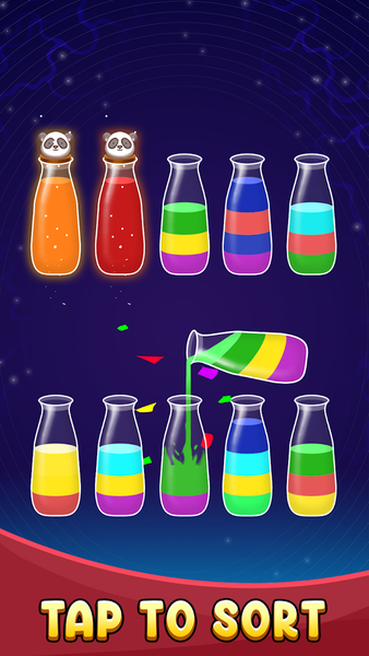 Sort Color Water - عکس بازی موبایلی اندروید
