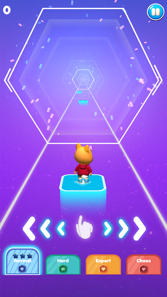 EDM Tom: Cat Dancing Tiles - Gameplay image of android game