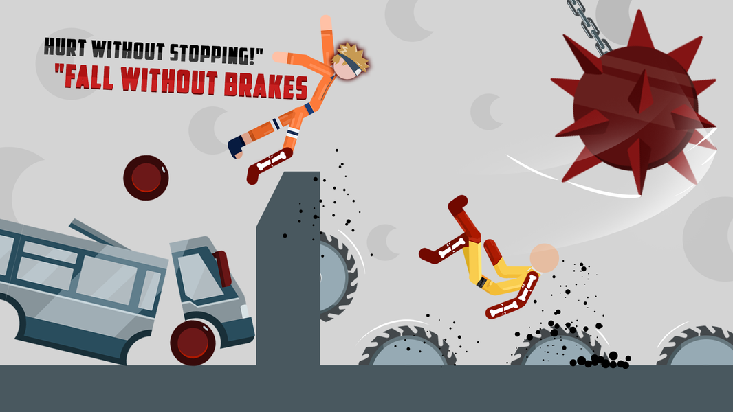 Ragdoll Stick Physics Hero - Gameplay image of android game