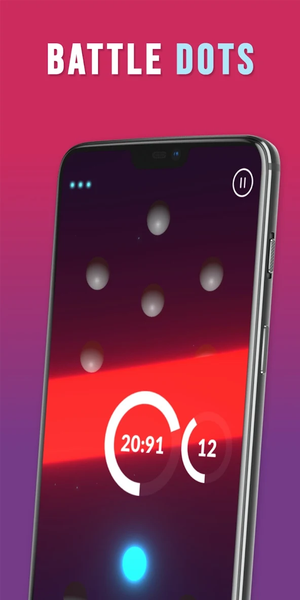 Battle Dots reaction time test - عکس بازی موبایلی اندروید