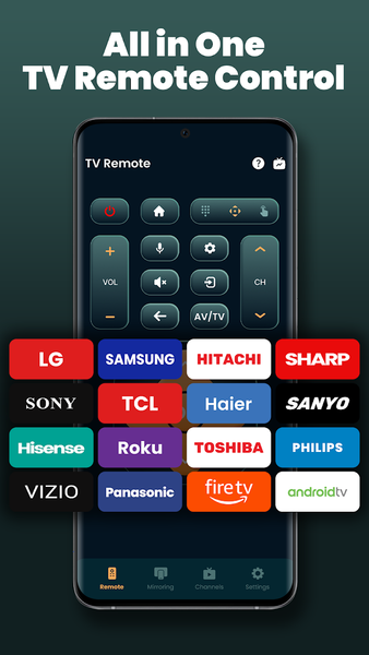 All Tv Remote Control-Smart Tv - عکس برنامه موبایلی اندروید