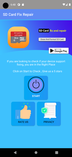 SD Card Fix Repair - Image screenshot of android app