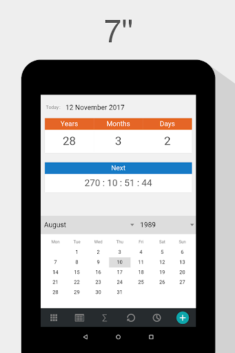 Age Calculator: Date of Birth - عکس برنامه موبایلی اندروید