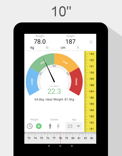 BMI Calculator - عکس برنامه موبایلی اندروید