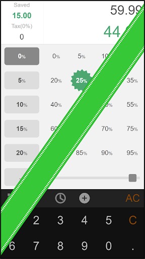 Shopping Percent Calculator - عکس برنامه موبایلی اندروید