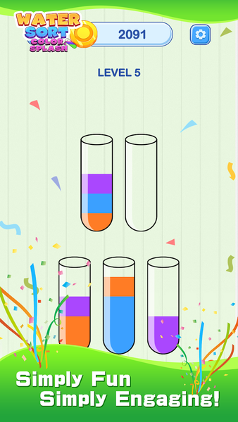 Water Sort: Color Splash - عکس بازی موبایلی اندروید
