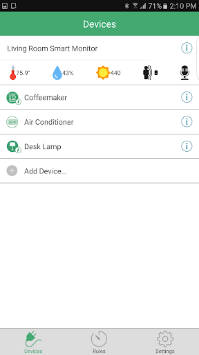 iHome Control - Image screenshot of android app