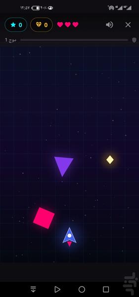 نئون دوج - Gameplay image of android game