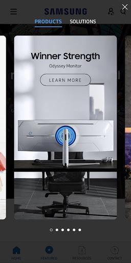 SAMSUNG Display Solutions - Image screenshot of android app