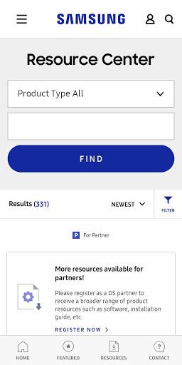 SAMSUNG Display Solutions - Image screenshot of android app