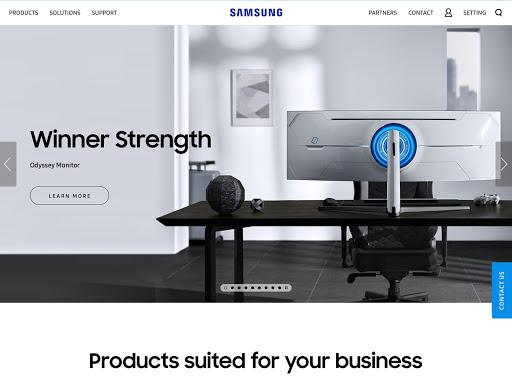 SAMSUNG Display Solutions - Image screenshot of android app