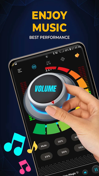 Music Equalizer - Volume EQ - عکس برنامه موبایلی اندروید