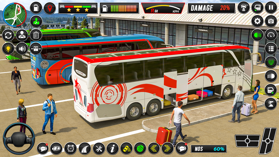 City Bus Driving-Bus Parking - Gameplay image of android game