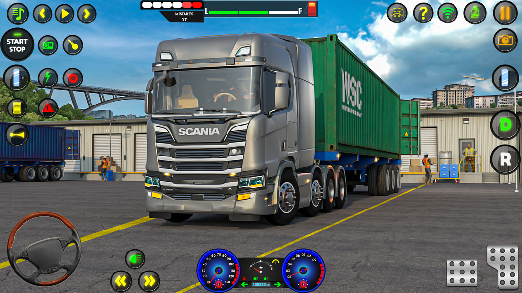 Cargo Truck Game- Euro Truck - Gameplay image of android game