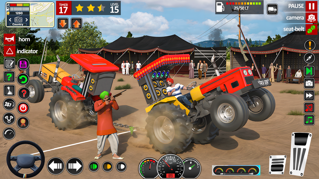 Indian Offroad Tractor Driving - عکس بازی موبایلی اندروید