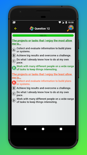 DISC TEST - Personality Test - عکس برنامه موبایلی اندروید