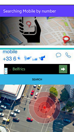 Find Mobile by number - Searching - Image screenshot of android app
