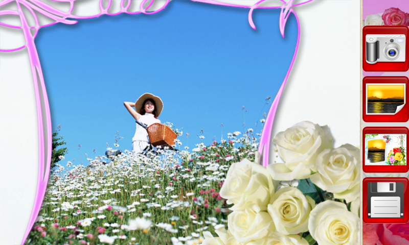 Flowers Photo Frames - عکس برنامه موبایلی اندروید