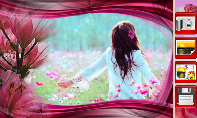 Flowers Photo Frames - عکس برنامه موبایلی اندروید