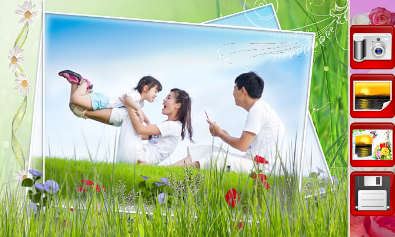 Flowers Photo Frames - عکس برنامه موبایلی اندروید