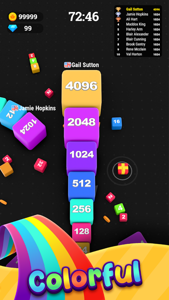 Jelly Cube Run ۲۰۴۸ - Merge io - عکس برنامه موبایلی اندروید