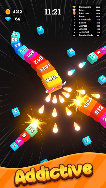 Jelly Cube Run ۲۰۴۸ - Merge io - عکس برنامه موبایلی اندروید