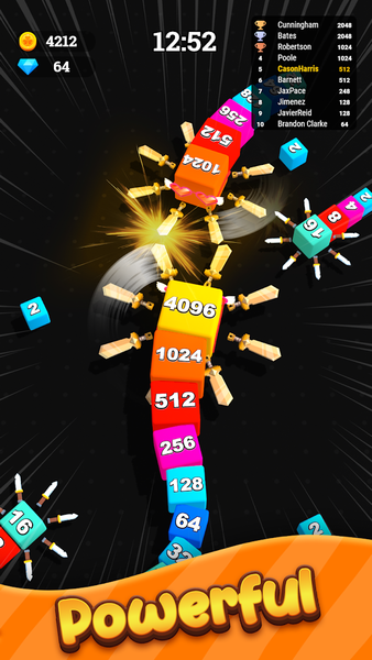 Jelly Cube Run 2048 - Image screenshot of android app