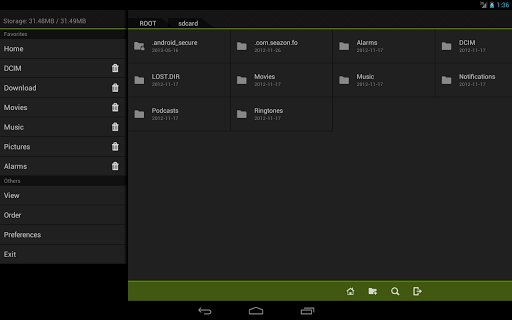 Fo File Manager - عکس برنامه موبایلی اندروید