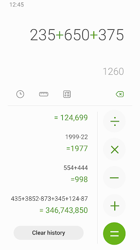 Samsung Calculator - ماشین حساب سامسونگ - Image screenshot of android app