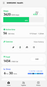 Samsung Health - Image screenshot of android app