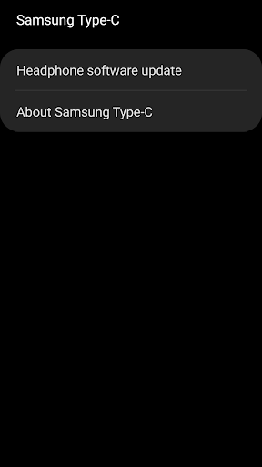 Samsung ANC Type-C - Image screenshot of android app