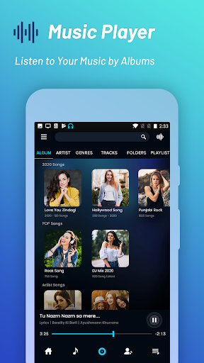 Music Player For Galaxy - عکس برنامه موبایلی اندروید