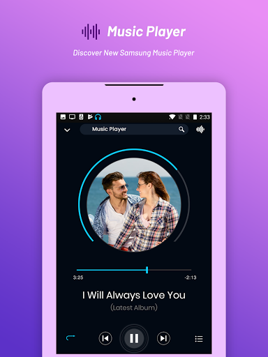 Music Player For Galaxy - عکس برنامه موبایلی اندروید