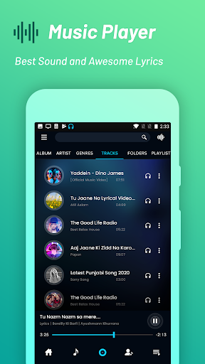 Music Player For Galaxy - عکس برنامه موبایلی اندروید
