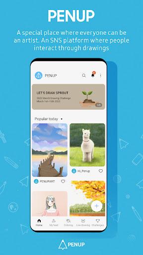 PENUP – Drawing-sharing SNS - Image screenshot of android app