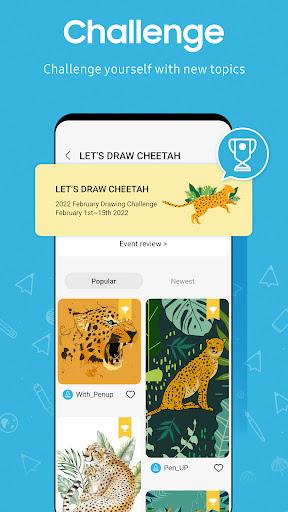 PENUP – Drawing-sharing SNS - Image screenshot of android app