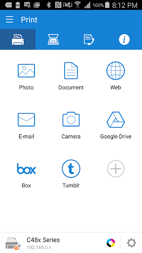Samsung Mobile Print - Image screenshot of android app