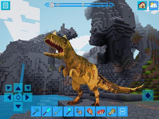 JurassicCraft: Free Block Build & Survival Craft - عکس بازی موبایلی اندروید