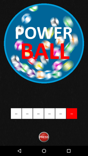 Powerball Lucky Generator - عکس برنامه موبایلی اندروید