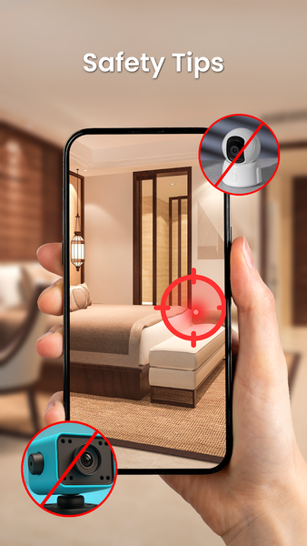 Hidden Camera & IR Detector - عکس برنامه موبایلی اندروید