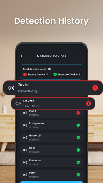 Hidden Camera & IR Detector - عکس برنامه موبایلی اندروید