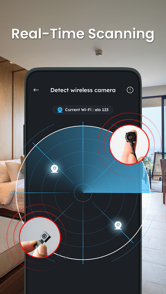 Hidden Camera & IR Detector - عکس برنامه موبایلی اندروید