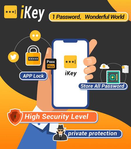 iKey - password saver & app lock - عکس برنامه موبایلی اندروید