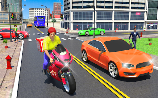City Pizza Home Delivery 3d - Gameplay image of android game