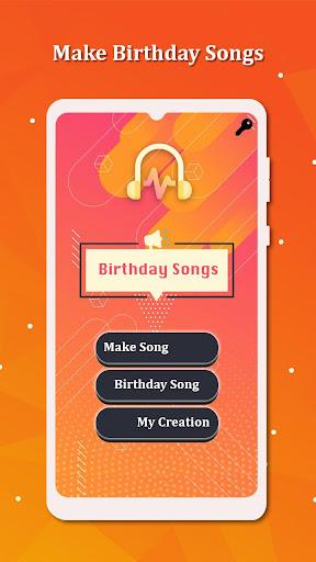 Birthday Song Maker - Create Wishes Song With Name - Image screenshot of android app