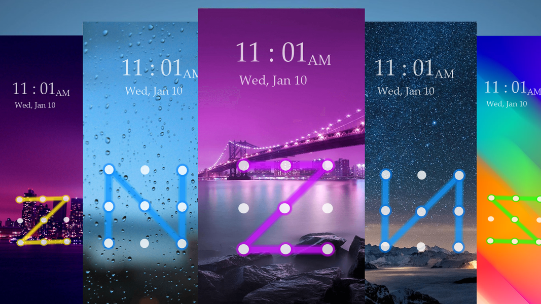 Pattern Lock Screen - عکس برنامه موبایلی اندروید