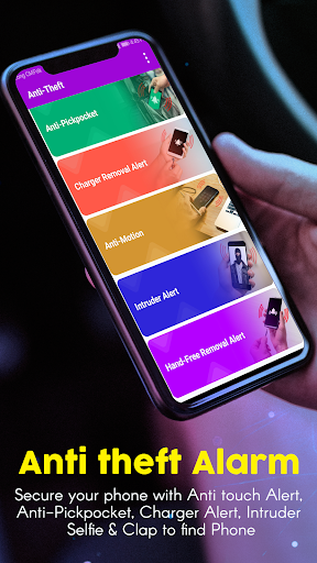 Phone Anti-Theft Alarm - Image screenshot of android app
