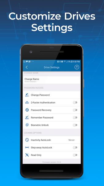 SecureData Lock User - Image screenshot of android app