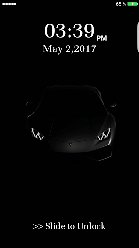 Black Pin Lock Screen - Image screenshot of android app