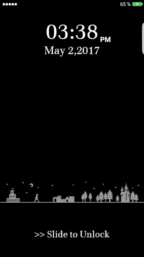 Black Pin Lock Screen - Image screenshot of android app